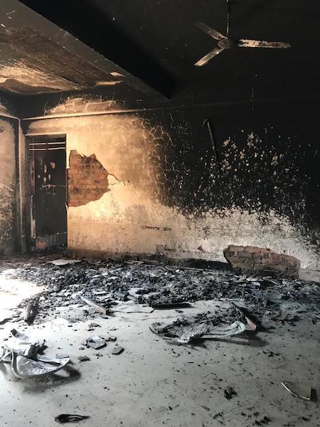 Office Burned Office Burned